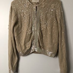 Vintage Express Embellished Sweater